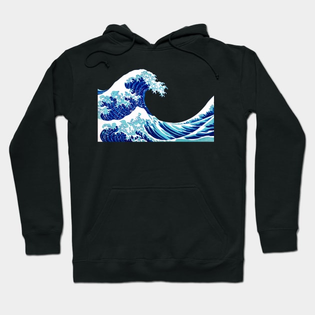 Under the Wave off Kanagawa (Kanagawa oki nami ura) Hoodie by mikepod